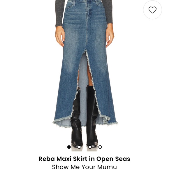 Show Me your MuMu Reba Maxi Skirt Open Seas - Picture 1 of 4